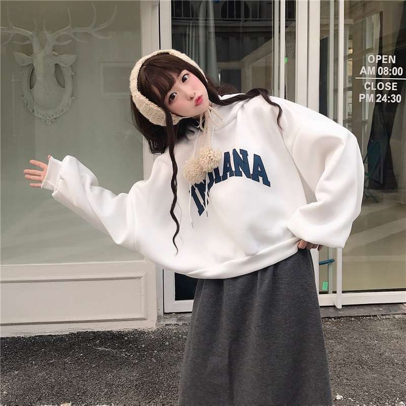 レディースパーカー ゆったりカジュアルショートパーカー