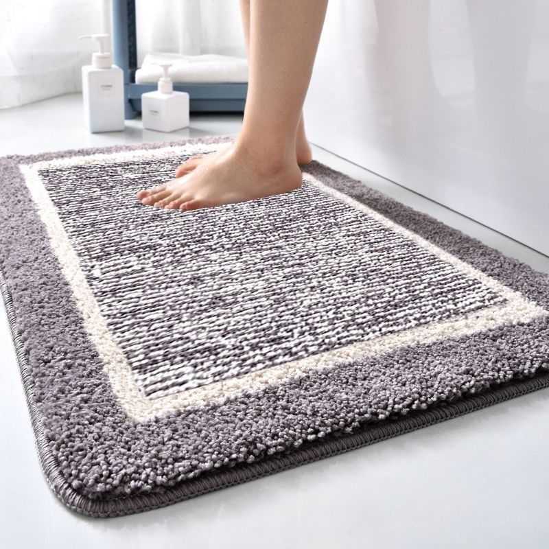 床マット 贅沢な肌触り吸水バスマット