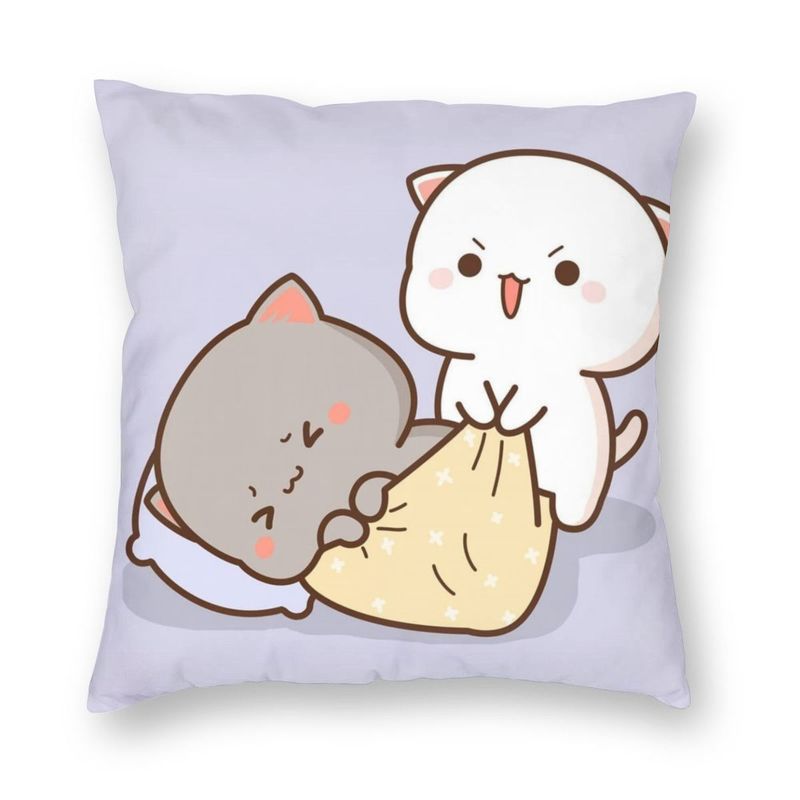 ソファクッション 癒やし猫ちゃんペアクッション