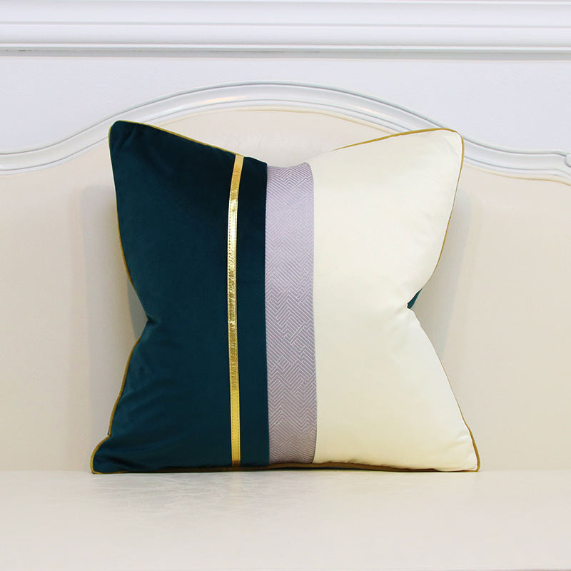 ソファクッション 上品なストライプ デザインクッション