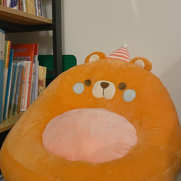 もちもちくまさんビーズソファクッション