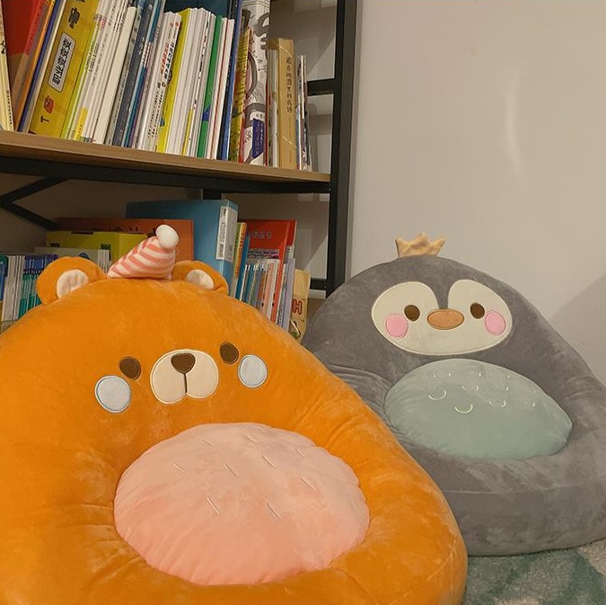 もちもちくまさんビーズソファクッション