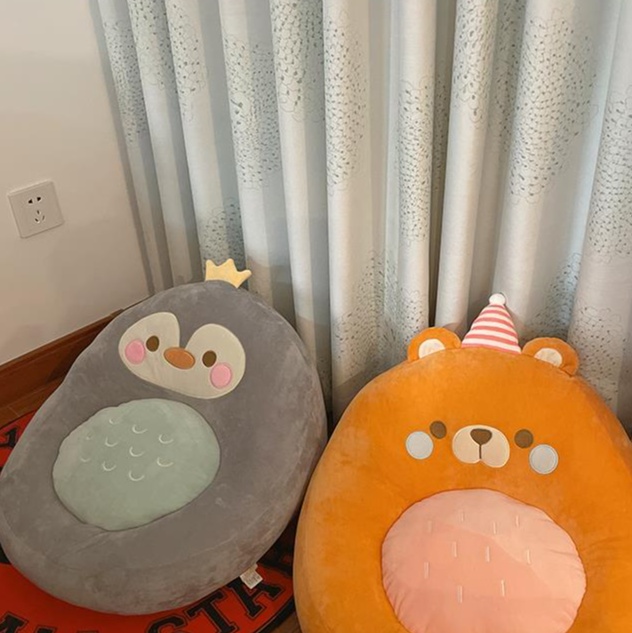 もちもちくまさんビーズソファクッション