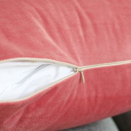 ソファクッション なめらか触感ベルベットクッション