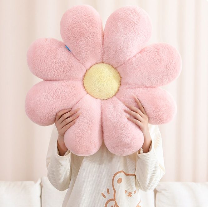 ソファクッション ふわもこ花びらクッション