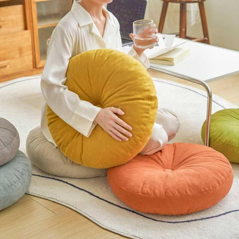 円形座布団フロアソファクッション