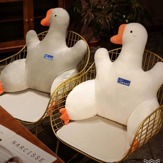 ソファクッション ふんわりアヒルインテリアソファクッション