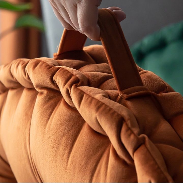 ソファクッション ふっくら丸型キルティング座布団