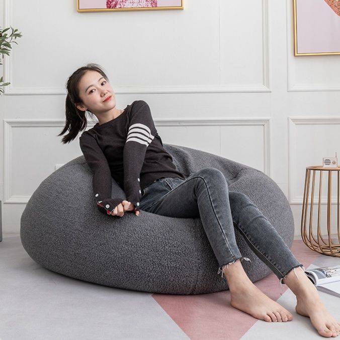 ソファクッション 持ち手付き大型ビーズソファクッション