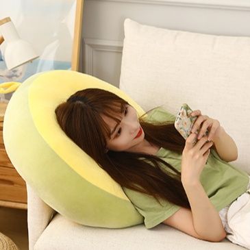 ソファクッション 中央穴あき円形フロアソファクッション