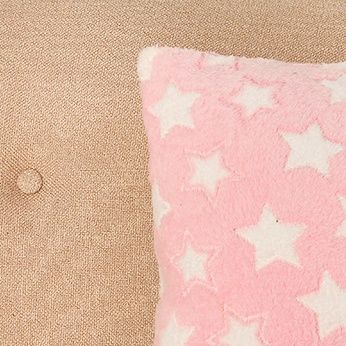 ソファクッション 星柄もこもこふわふわソファクッション