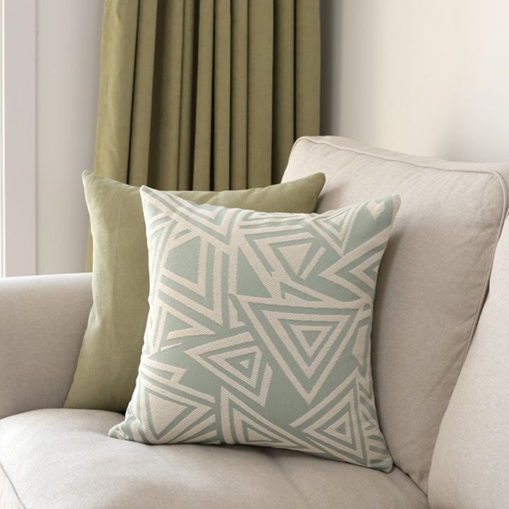 ソファクッション 幾何学模様織り柄ソファクッション