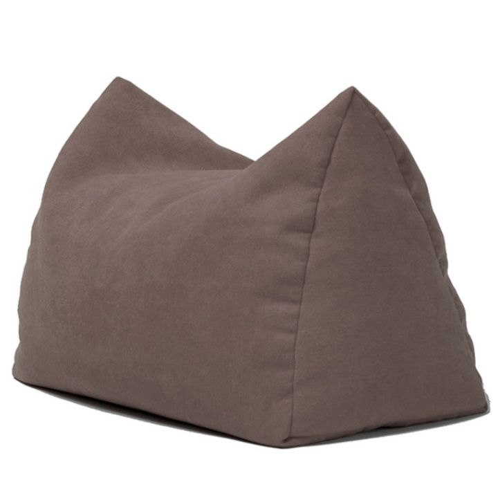 ソファクッション 三角形背もたれビーズ充填ソファクッション