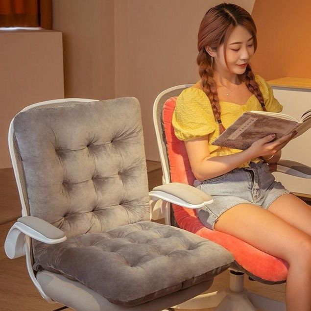 ソファクッション 厚手キルティング一体型チェア座布団