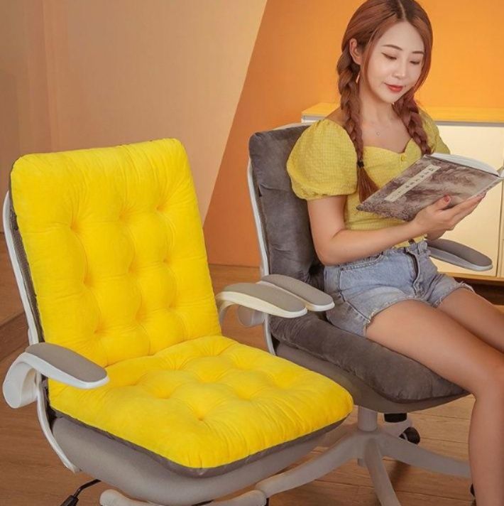 ソファクッション 厚手キルティング一体型チェア座布団