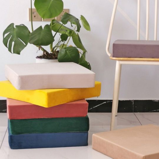 ソファクッション 厚手高反発海綿仕様防滑底付き座布団