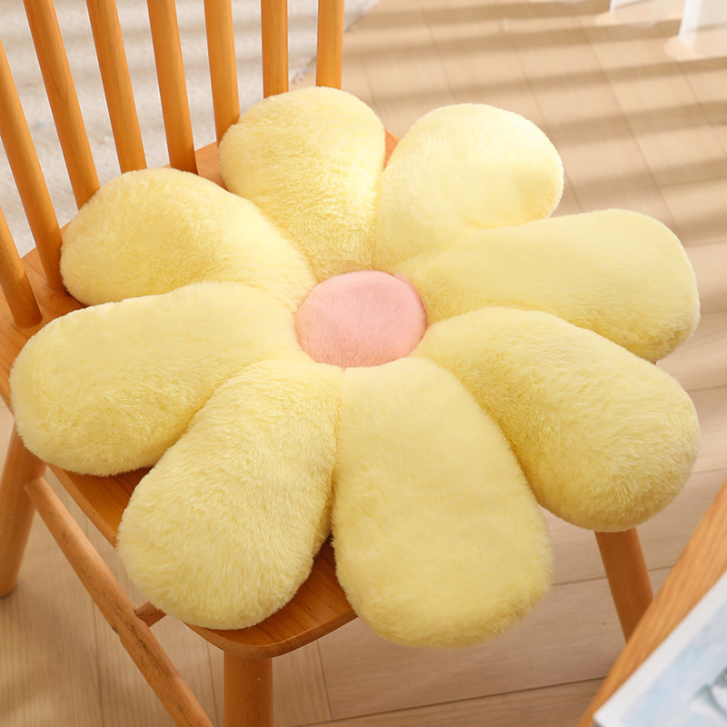 ソファクッション お花モチーフのやわらかクッション