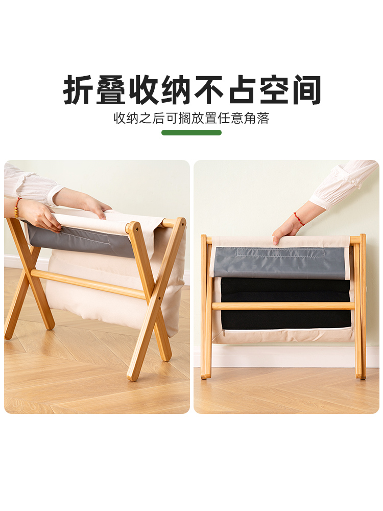 ソファクッション 木製折りたたみオットマン