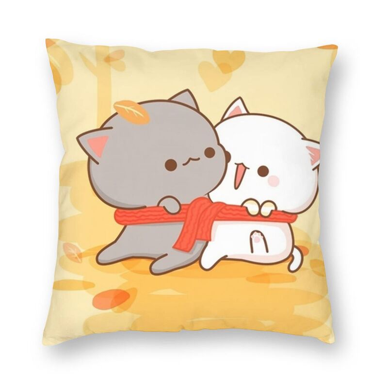 ソファクッション 癒やし猫ちゃんペアクッション