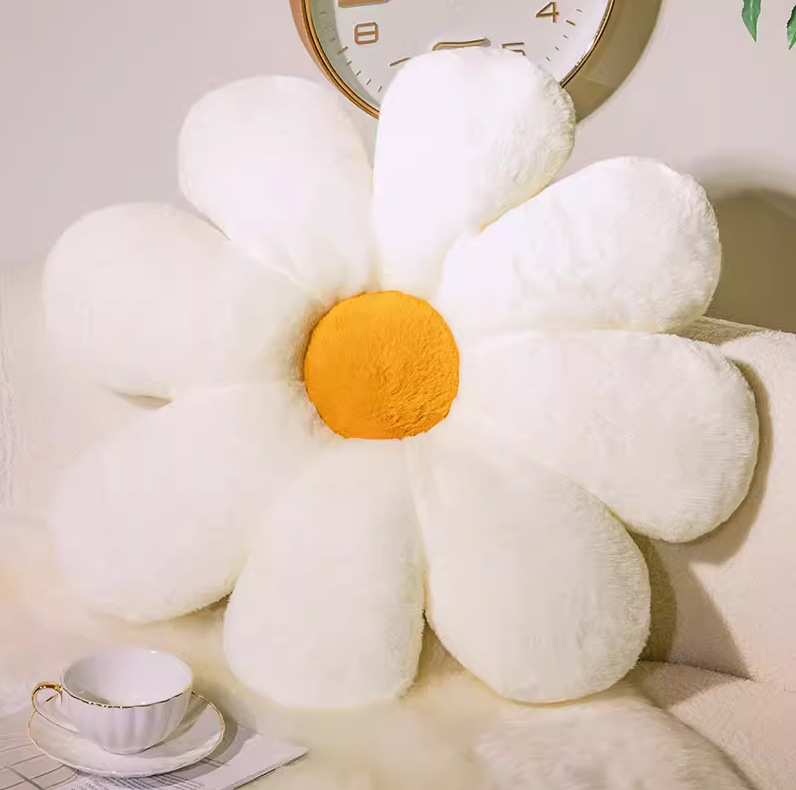 ソファクッション お花モチーフのやわらかクッション