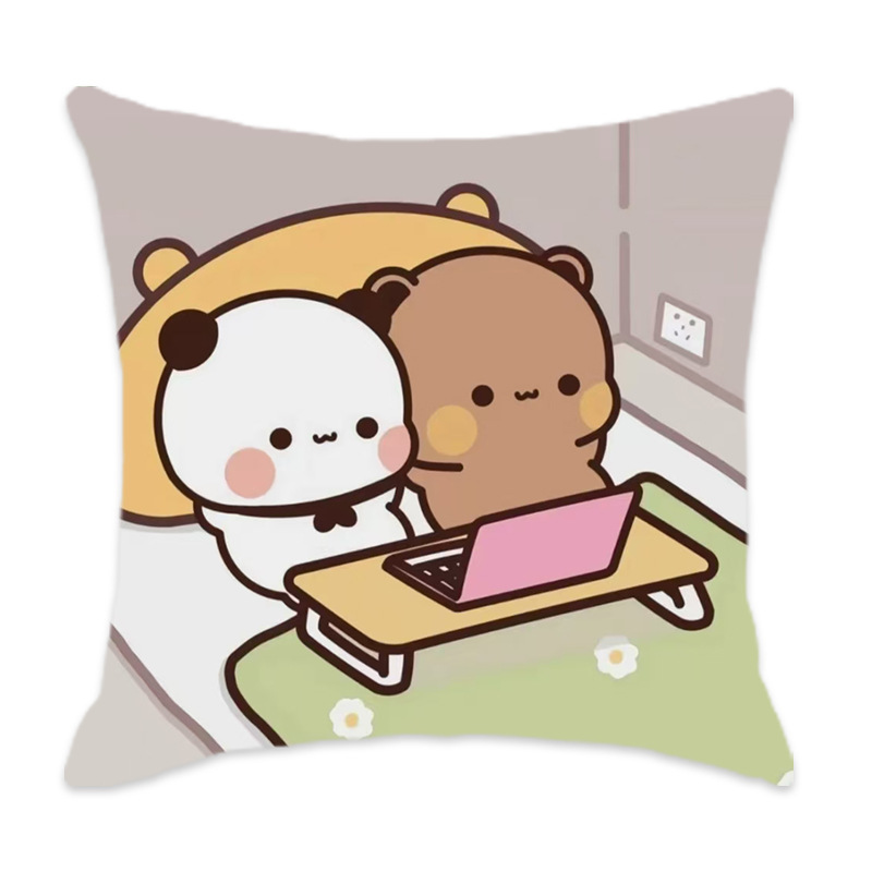 ソファクッション 癒しの子熊 ゆったりクッション