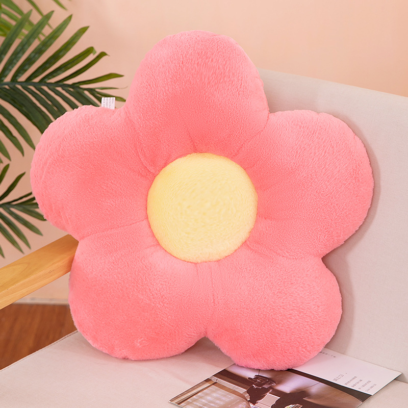 ソファクッション お花型ぽってりクッション