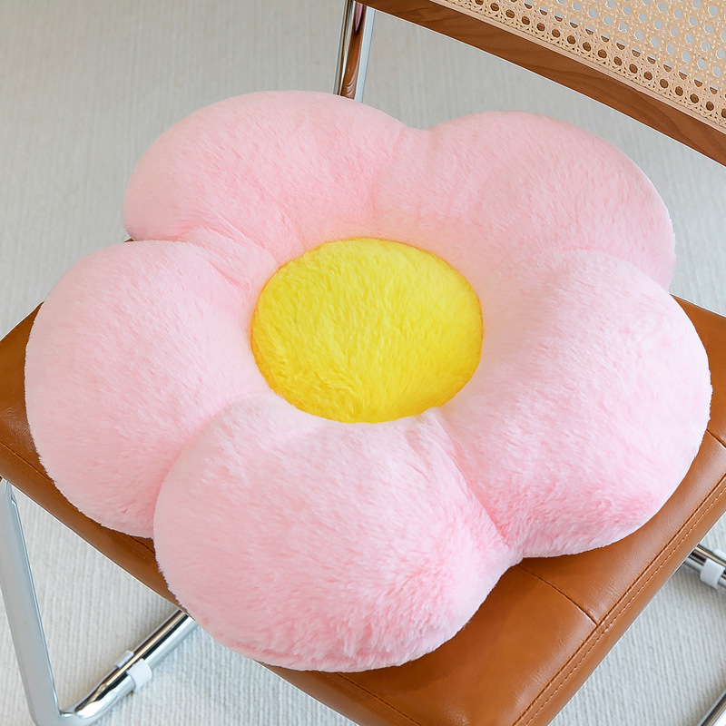 ソファクッション お花型ぽってりクッション