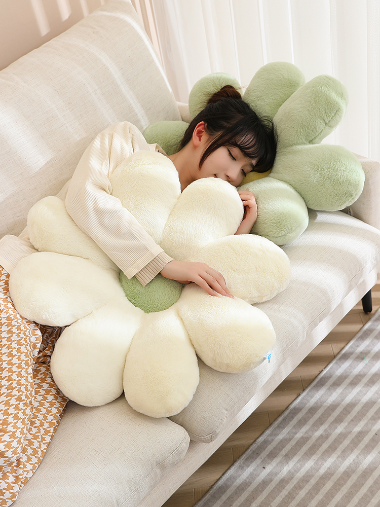 ソファクッション ふわもこ花びらクッション