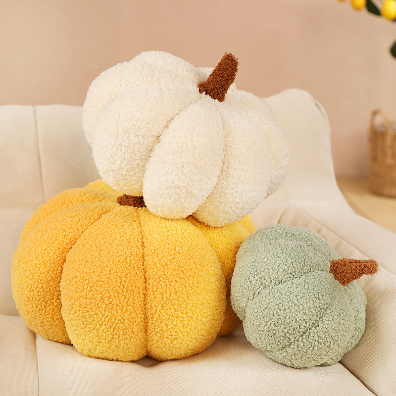 ソファクッション もこもこかぼちゃのくつろぎクッション