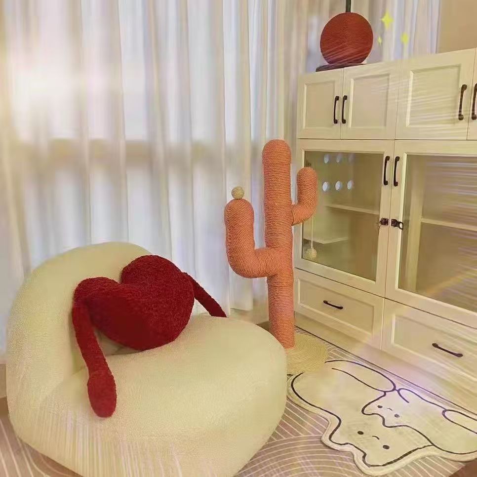 ハートふわもちソファクッション
