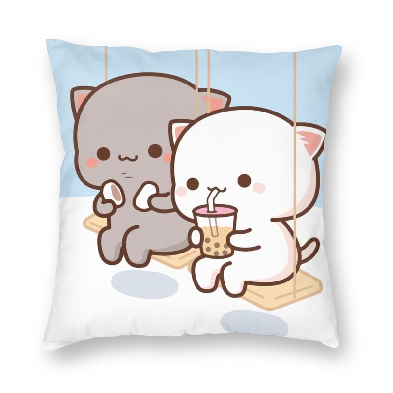 ソファクッション 癒やし猫ちゃんペアクッション