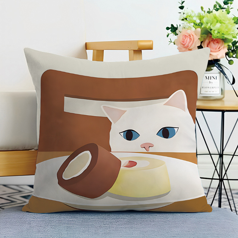 北欧モダン ボタニカルアートソファクッション
