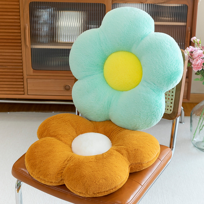 ソファクッション お花型ぽってりクッション