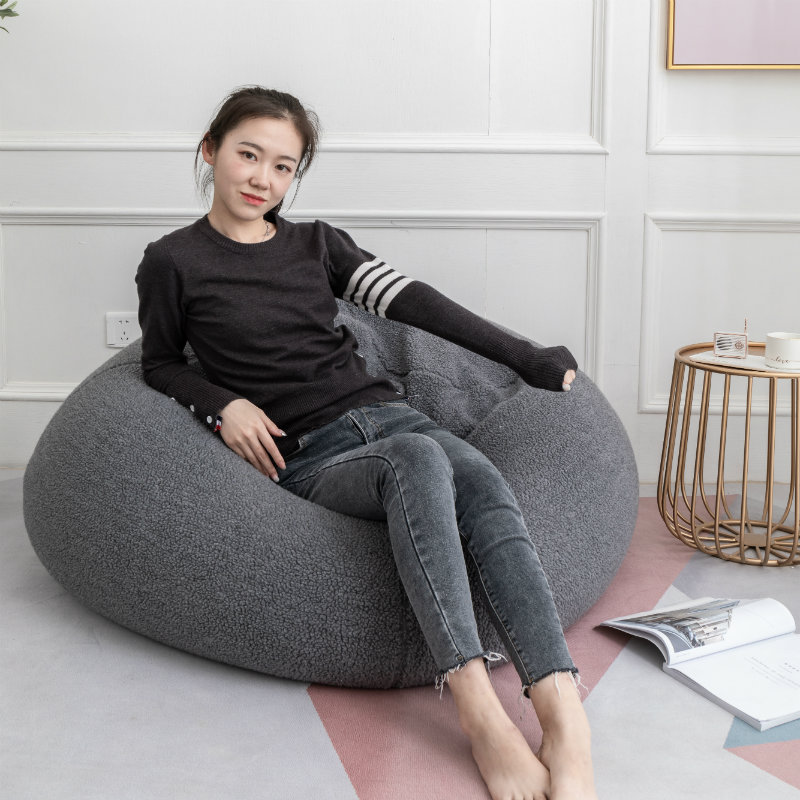 ソファクッション 持ち手付き大型ビーズソファクッション