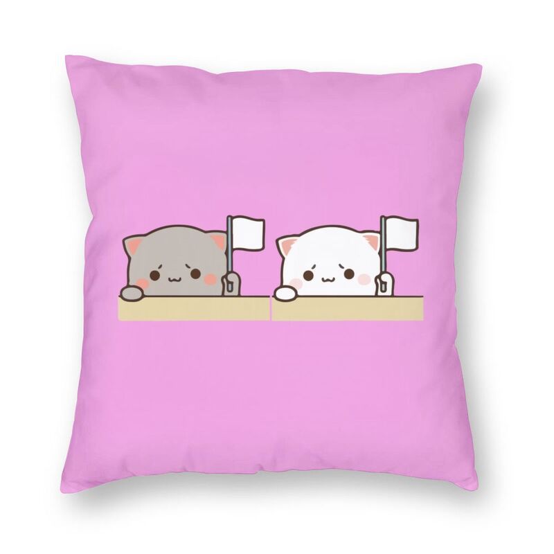 ソファクッション 癒やし猫ちゃんペアクッション