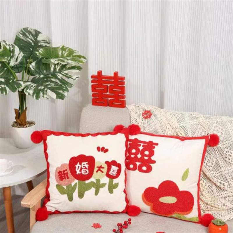 縁結び祝福ソファクッション