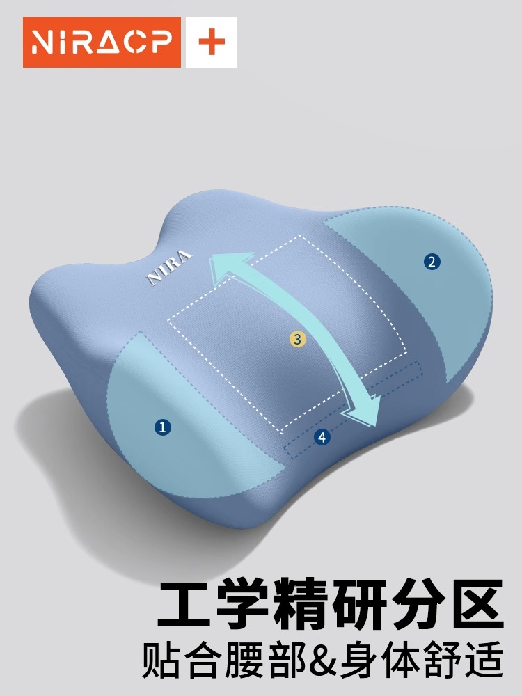 ソファクッション 腰椎サポート波型クッション