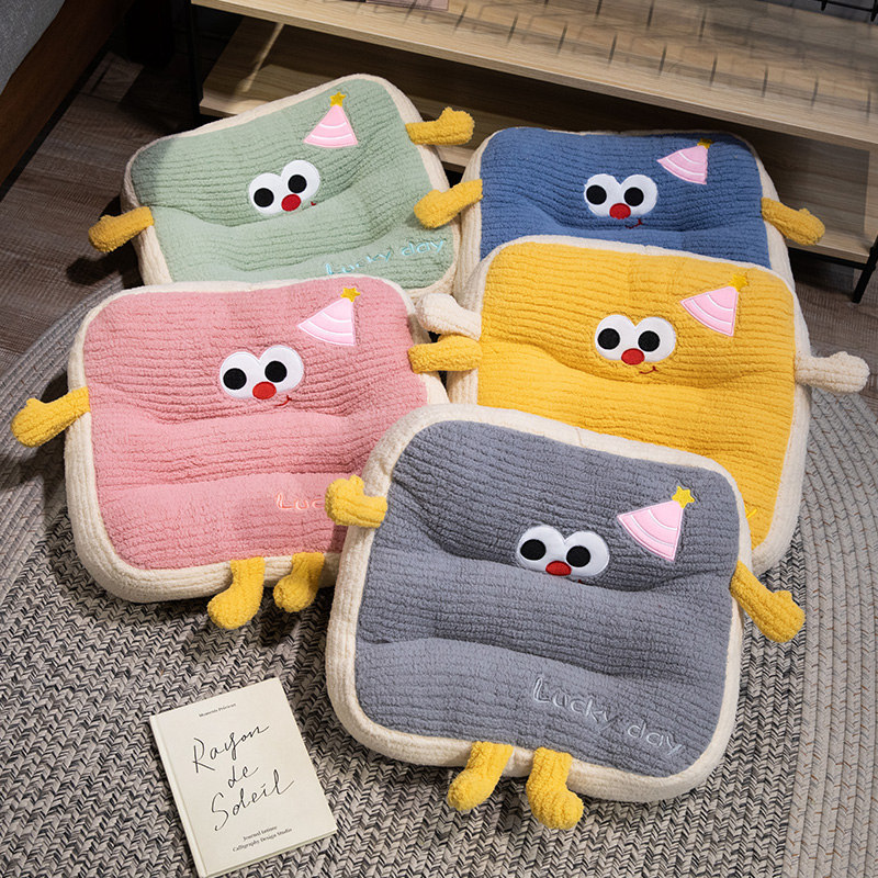 ソファクッション かわいい表情のやすらぎクッション