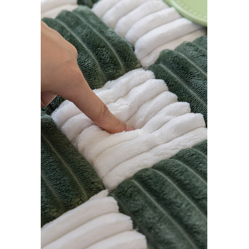 ソファクッション 市松模様ふんわり厚手ソファ座布団