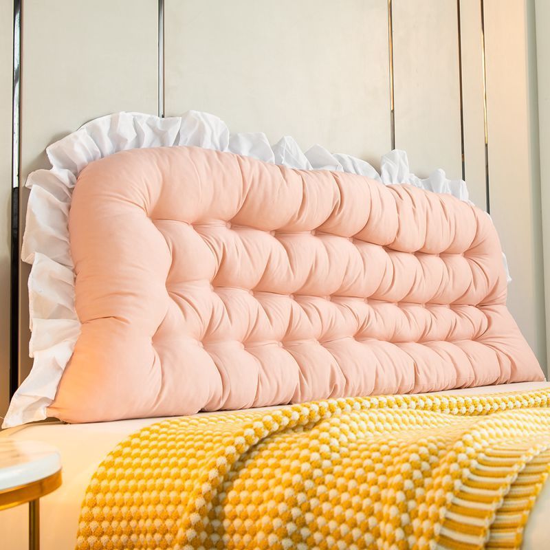 ソファクッション 立体キルティングフリル付き背もたれソファクッション