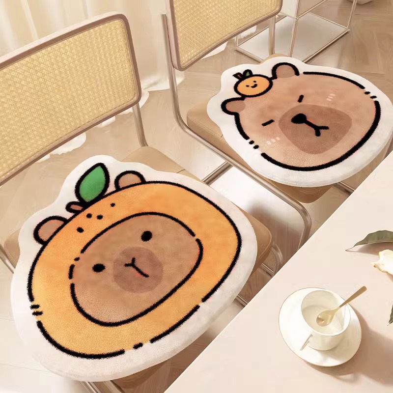 ソファクッション くまさんおやすみフロアクッション