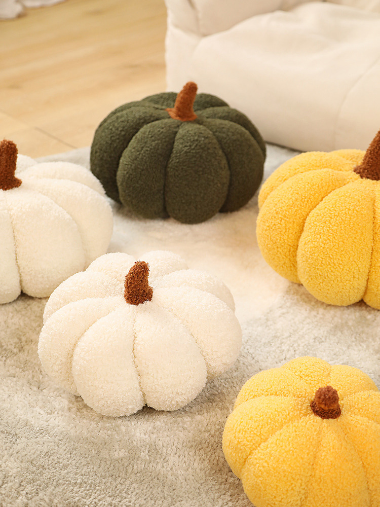 ソファクッション もこもこかぼちゃのくつろぎクッション