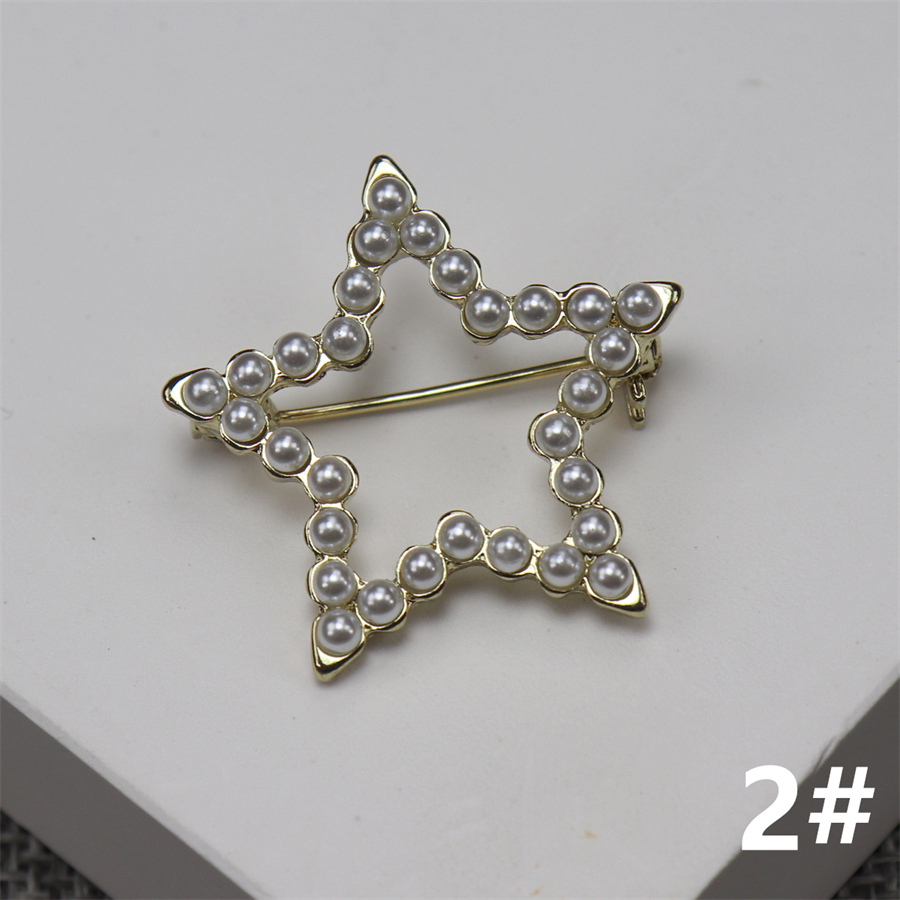 真珠ハート星型ブローチ 結婚式着物用 華やかコサージュ