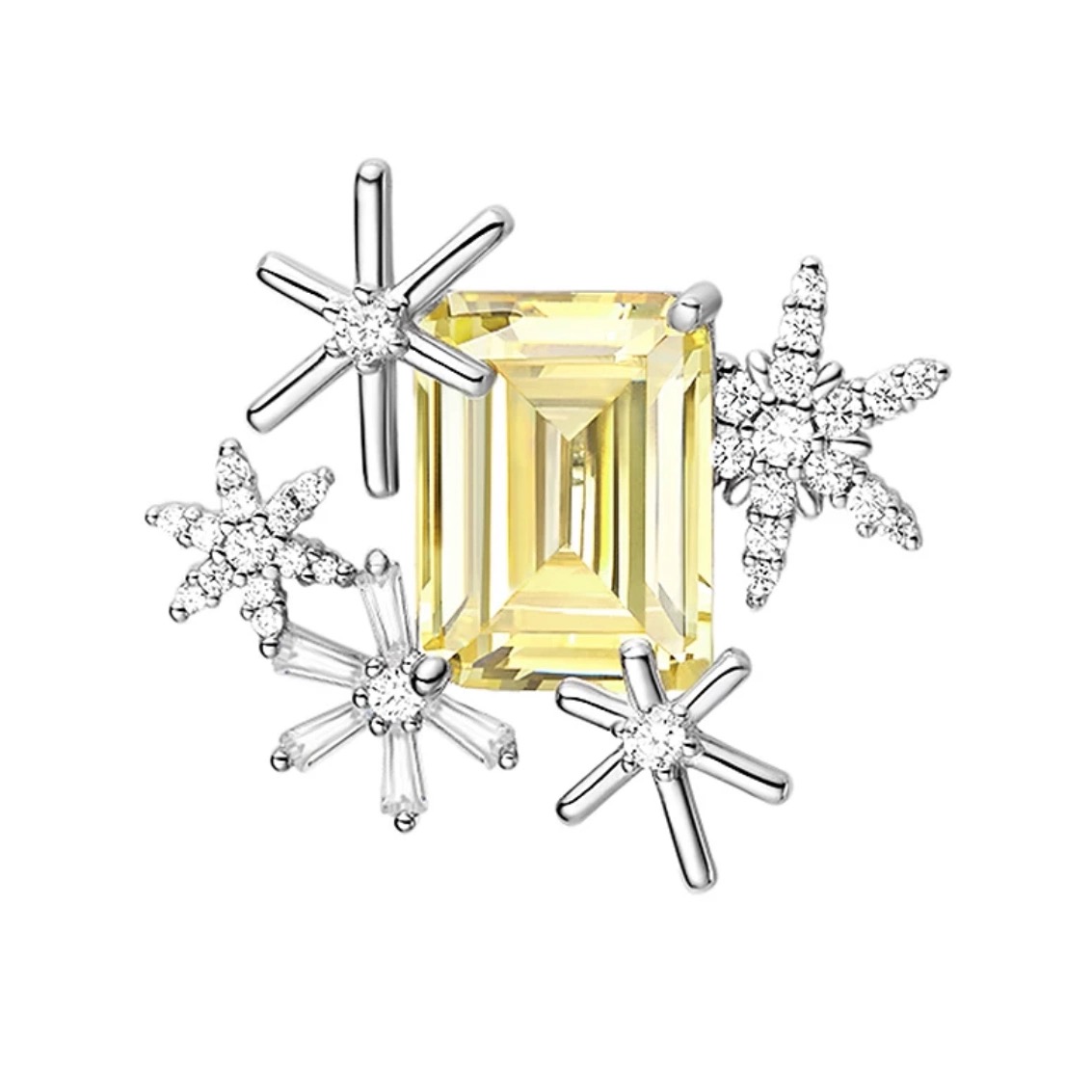 コサージュ 雪の結晶コサージュコレクション