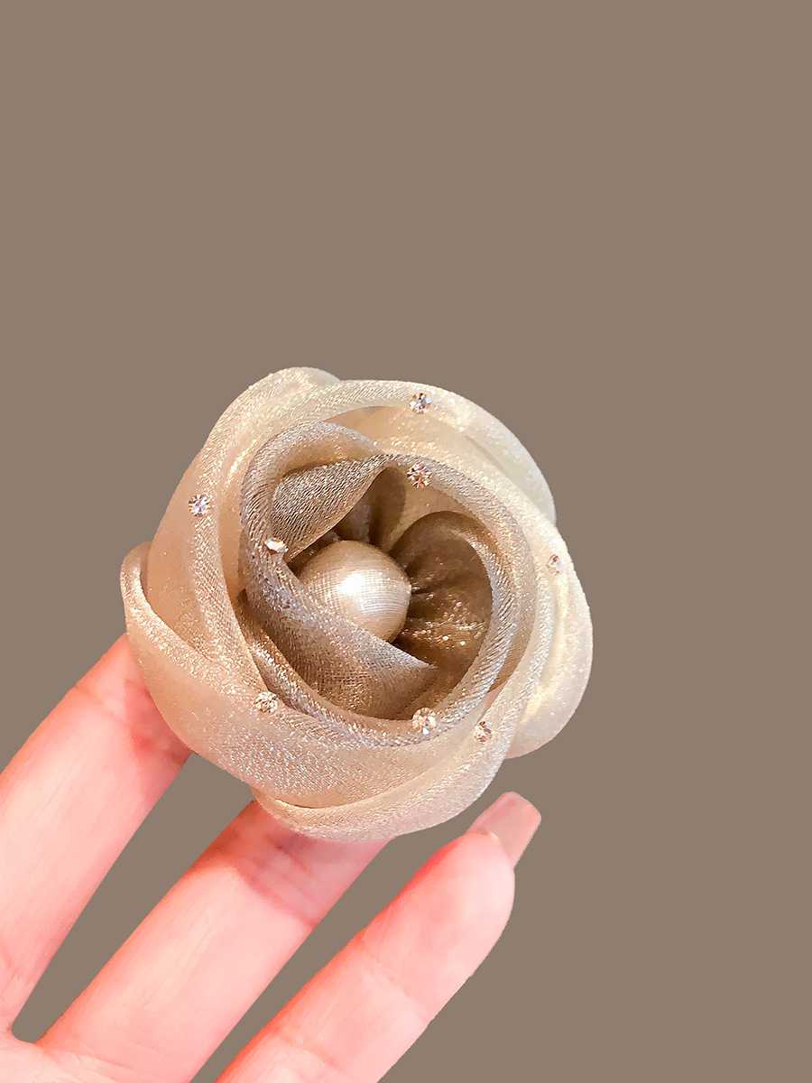 コサージュ 入学式 キラめき優美な薔薇のコサージュ