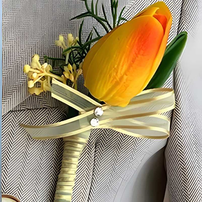 リボンと花が奏でる美しいハーモニー♪特別な日を心躍る思い出に彩るコサージュ15選