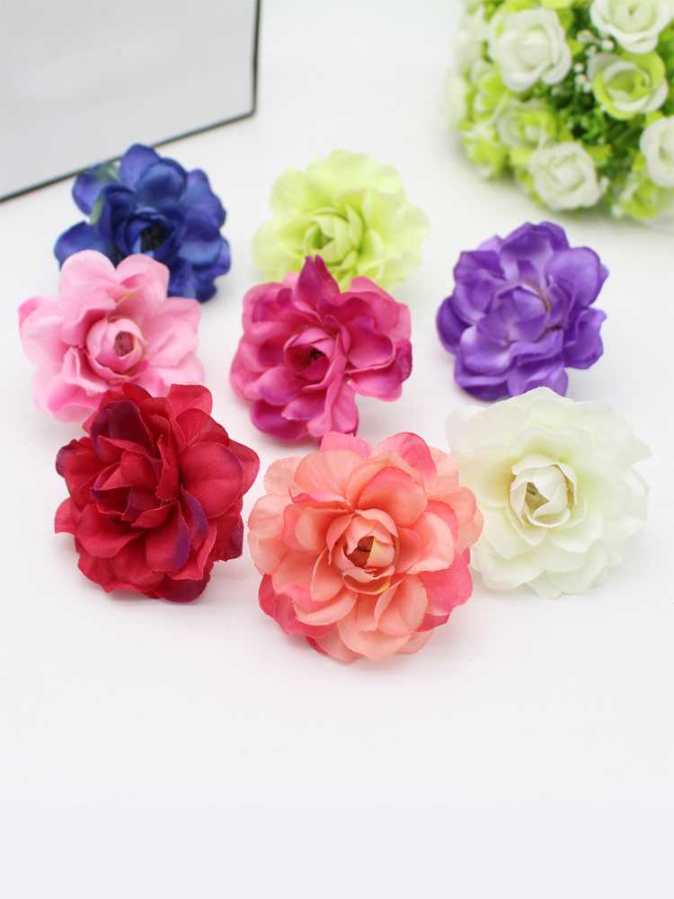 コサージュ 華やか花咲くローズコサージュ