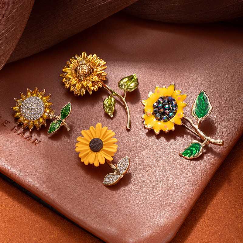 コサージュ 華やか向日葵の輝きコサージュ