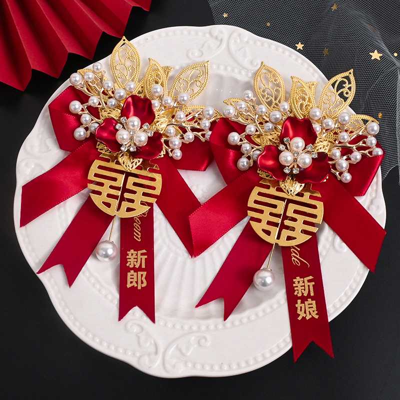 コサージュ 祝福の舞 新郎新婦コサージュ