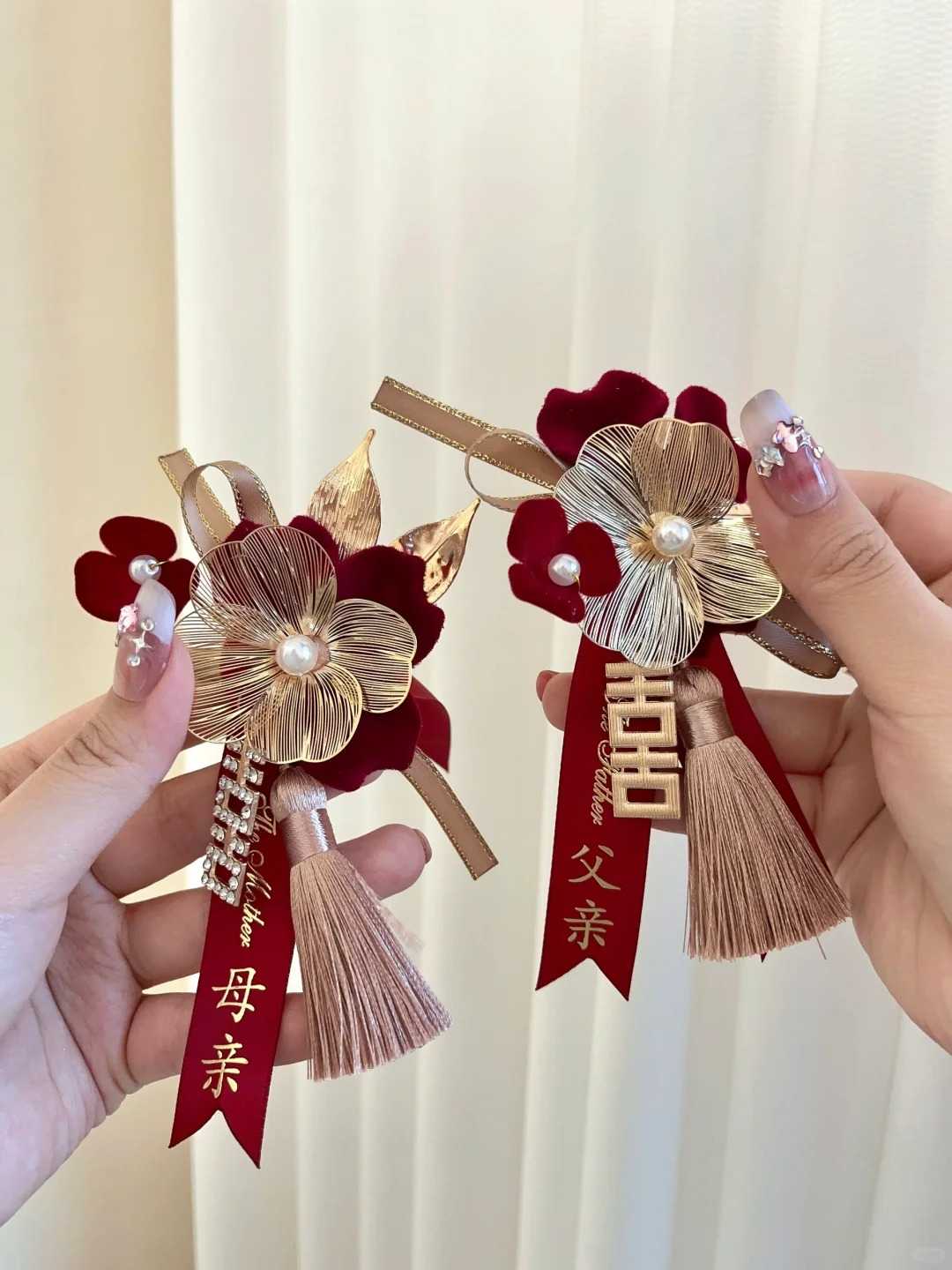 コサージュ 親族祝福タッセルコサージュ
